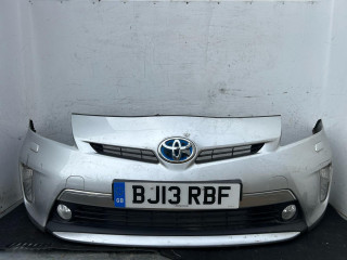 бампер передний Toyota Prius 3 поколение XW30 [рестайлинг] 2013, 1.8 л., 2ZR-FAE, бензин, вариатор, хетчбэк 5 дв.