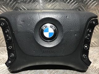 подушка безопасности водителя BMW 5 серия E39 [рестайлинг] 2001, M57 D25 (256D2), 5МКПП, черный, универсал, 33675374301K, 565216806