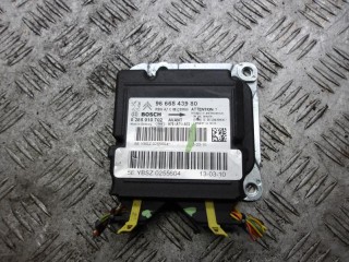 блок AirBag Peugeot 207 1 поколение [рестайлинг] 2011, 1.6 л., дизель, МКПП, универсал, 0285010702, 9666843980