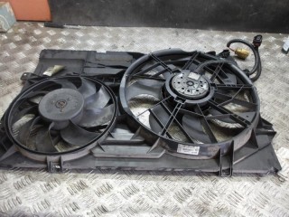 вентилятор радиатора Volkswagen Transporter T5 2006, 1.9 л., дизель, МКПП, микроавтобус, 7H0959455A, 7H0121201BQ