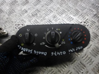 блок управления печки / климат-контроля Dacia Sandero 1 поколение 2009, 1.4 л., бензин, МКПП, хетчбэк 5 дв., N106277P