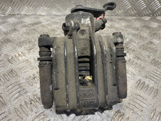 суппорт задний левый Volkswagen Golf 5 поколение 2006, 1.9 л., дизель, 5МКПП, красный, хетчбэк 5 дв.