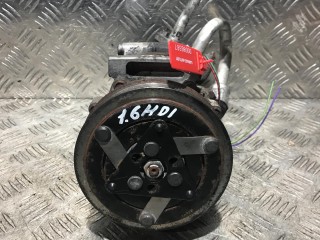 компрессор кондиционера Peugeot 207 1 поколение [рестайлинг] 2010, 1.6 л., 9HC (DV6C), дизель, 5МКПП, хетчбэк 3 дв., 9671216280