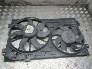 вентилятор радиатора Volkswagen Caddy 3 поколение 2008, 1.9 л., дизель, МКПП, минивэн