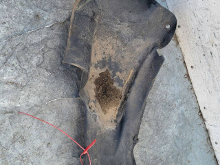 защита арок задняя левая (подкрылок) Hyundai Coupe GK 2003, 2.0 л., G4GC, бензин, 5МКПП, серебро, купе