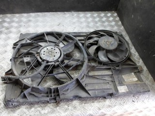 вентилятор радиатора Volkswagen Transporter T5 2008, 2.5 л., дизель, МКПП, микроавтобус, 7H0959455D, 7H0121201CN