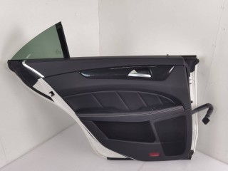 обшивка двери задняя левая Mercedes-Benz CLS-Класс C218 [рестайлинг] 2016, 3.0 л., OM 642.852, дизель, АКПП, белый 799, седан, задний привод, правый руль, A2187300170, A21873001709G81