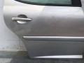 дверь задняя правая Peugeot 207 1 поколение 2008, 1.6 л., дизель, 5МКПП, серебро, универсал - фото №2