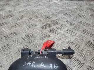 ручка наружная задняя левая Peugeot 206 1 поколение 2000, black, хетчбэк 5 дв.