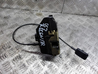 замок двери передней правой Renault Scenic 2 поколение 2004, 1.6 л., бензин, МКПП, минивэн