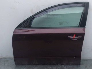 дверь передняя левая Skoda Superb 2 поколение 2010, 2.0 л., CFFB, дизель, 6МКПП, бордо, лифтбэк