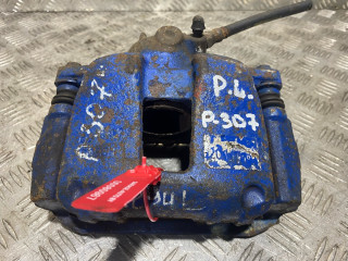 суппорт передний левый Peugeot 307 1 поколение 2002, 1.6 л., NFU (TU5JP4), бензин, 5МКПП, универсал