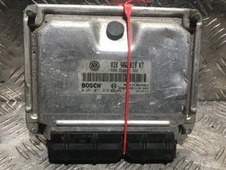 блок управления двигателем Skoda Fabia 1 поколение [рестайлинг] 2006, 1.9 л., дизель, 5МКПП, синий, универсал, 038906019KT, 0281011219