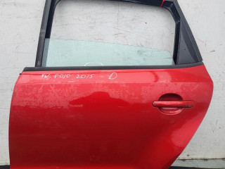 дверь задняя левая Volkswagen Polo 5 поколение [рестайлинг] 2015, 1.6 л., бензин, 5МКПП, хетчбэк 5 дв.