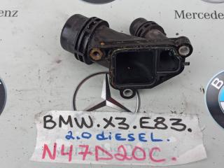 фланец (тройник) системы охлаждения BMW X3 E83 [рестайлинг] 2009, 2.0 л., N47 D20 C, дизель, 7800048