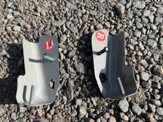 Крепления ( кронштейн ) крыла прав. Tesla Model Y 1 поколение (2020 - 2026), 1487444-S0-A, 1487444