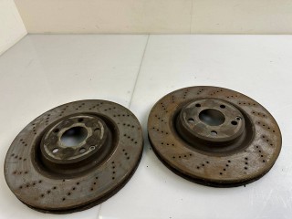 диски тормозные (комплект) Mercedes-Benz CLS-Класс C218 [рестайлинг] 2016, 3.0 л., OM 642.852, дизель, АКПП, белый 799, седан, задний привод, правый руль, A2184210412