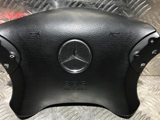 подушка безопасности водителя Mercedes-Benz C-Класс W203/S203/CL203 2002, 2.2 л., дизель, 6МКПП, черный, универсал, 2034601898, 1855.99.01