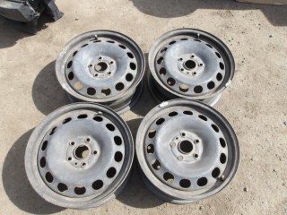диск штампованный Volkswagen Golf 4 поколение 2006, 6.5J16H2ET50, 1K0601027AK