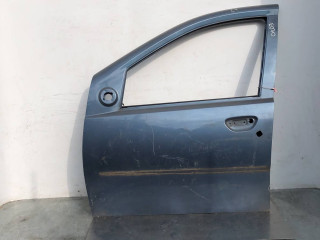 дверь передняя левая Fiat Punto 2 поколение 2003, steelblue, хетчбэк 5 дв.