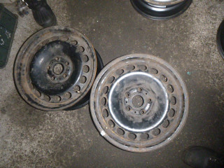 диск штампованный Volkswagen Touran 1 поколение 2004, 12J16