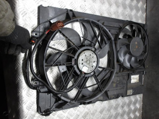 вентилятор радиатора Volkswagen Transporter T5 2007, 2.5 л., дизель, МКПП, микроавтобус, 7H0959455A, 7H0959455D
