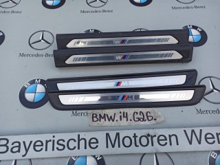 Накладка на порог внутренняя (комплект) BMW i4 G26 2022, электро, АКПП, 7434240, 7407377, 7407387, 7407388, 7434039, 7887316, 8079723, 8079724, 8079739, 8079740, 9451626