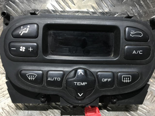 блок управления печки / климат-контроля Peugeot 307 1 поколение 2003, 2.0 л., RHY (DW10TD), дизель, 5МКПП, черный, универсал, 96430991XT