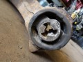 рычаг задний правый Volkswagen Transporter T5 2006, 1.9 л., дизель, МКПП, микроавтобус, 7H0501414D - фото №7
