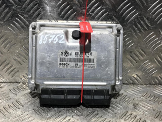 блок управления двигателем Volkswagen Passat B5 [рестайлинг] 2003, 1.9 л., дизель, МКПП, универсал, 038906019KE, 0281011201