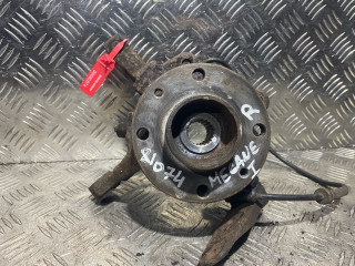 ступица передняя правая Renault Megane 1 поколение 1996, 1.6 л., K7M 690, бензин, 5МКПП, серебро, хетчбэк 5 дв.