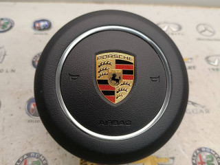 подушка безопасности водителя Porsche Macan 1 поколение [рестайлинг] 2020, 3.0 л., бензин, АКПП, 95B880201AT