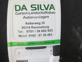 дверь задняя распашная левая Renault Kangoo 1 поколение [рестайлинг] 2005