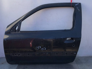 дверь передняя левая Renault Clio 2 поколение [рестайлинг] 2003, black, хетчбэк 3 дв.