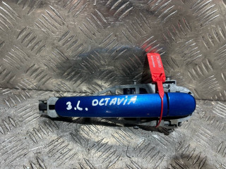 ручка наружная задняя левая Skoda Octavia 2 поколение (A5) 2007, 2.0 л., BMN, дизель, 6МКПП, хетчбэк 5 дв.