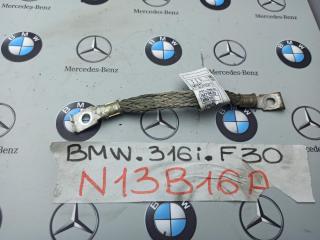 минусовой провод аккумулятора BMW 3 серия F30/F31/F34 2013, 1.6 л., N13 B16 A, бензин, 7621169, 7621168