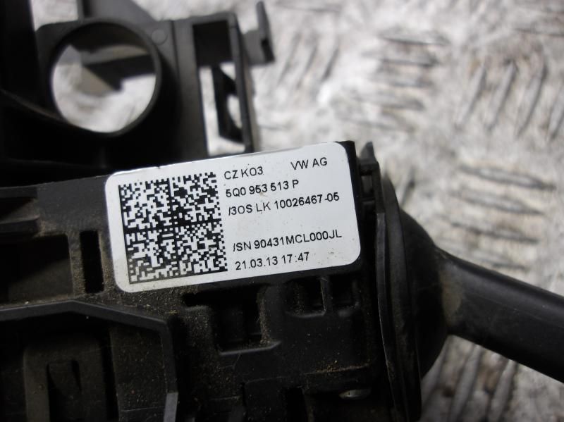 переключатель подрулевой (стрекоза) Volkswagen Golf 7 поколение 2015, 5Q0953507AA - фото №1