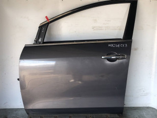 дверь передняя левая Mazda CX-7 1 поколение 2009, 2.3 л., бензин, 6МКПП, внедорожник 5 дв.