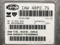 блок управления двигателем Citroen C2 1 поколение 2006, 1.1 л., бензин, МКПП, 9645989480, 48P2.7G, 16.623.004, 16.629.054, 9655756880 - фото №2