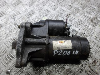 стартер Peugeot 206 1 поколение 2001, 1.4 л., бензин