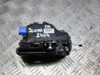 замок двери передней левой Skoda Roomster 1 поколение 2007, 1.4 л., бензин, МКПП, универсал, 3B1837015AR