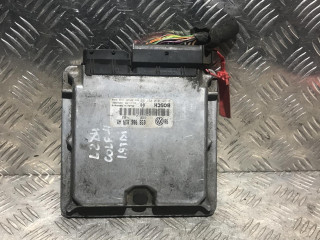 блок управления двигателем Volkswagen Golf 4 поколение 2000, 1.9 л., AJM, дизель, 6МКПП, универсал, 0281010091, 038906019AM