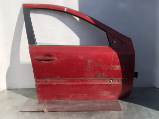дверь передняя правая Renault Laguna 2 поколение 2002, red, хетчбэк 5 дв.