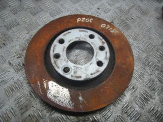 диск тормозной передний Peugeot 206 1 поколение 2003, 1.6 л., бензин, МКПП, кабриолет