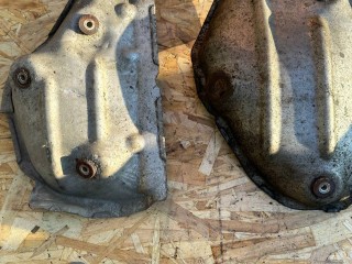 защита (экран) выпускного коллектора Infiniti EX 1 поколение 2010, 3.7 л., бензин, АКПП, серый, внедорожник 5 дв., полный привод, 16590JK21A, 16590JK20B