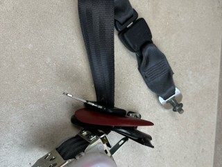 ремень безопасности Infiniti G 4 поколение [рестайлинг] 2013, 3.7 л., VQ37VHR, бензин, АКПП, черный, кабриолет, задний привод, 86884-JJ60B