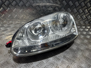 фара левая Volkswagen Golf 5 поколение 2005, 1.6 л., FSI, BLP, бензин, 6МКПП, синий, хетчбэк 5 дв.