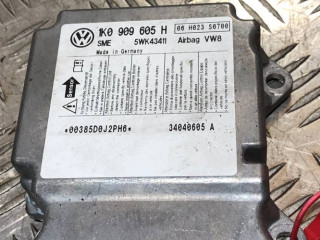 блок AirBag Volkswagen Golf 4 поколение 1999, 1.9 л., AHF, дизель, 5МКПП, хетчбэк 5 дв., 1K0909605H