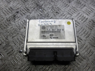 блок управления двигателем Volkswagen Touareg 1 поколение 2003, 4.2 л., бензин, АКПП, внедорожник 5 дв., 7L6907553B