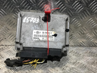 блок управления двигателем Volkswagen Golf 4 поколение 2004, 2.0 л., AQY, бензин, АКПП, хетчбэк 5 дв., 06A906018GF, 0261206757